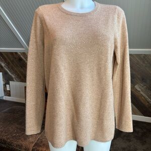 Chico's Cashmere Crewneck Sweater